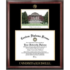 Campus Images NCAA Gold Embossed Diploma with Campus Images Lithograph Picture Frame UNFR3483